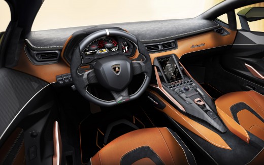 Lamborghini Sian 2019 5K Interior Wallpaper