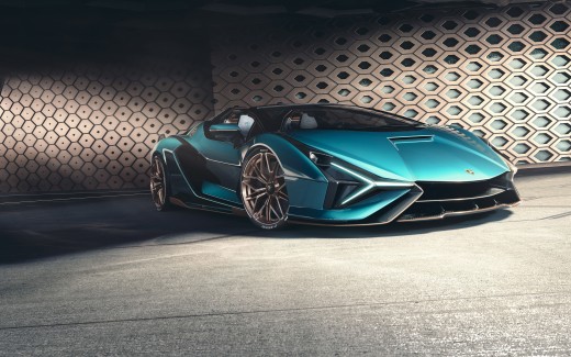 Lamborghini Sian Roadster 2020 4K 8K Wallpaper