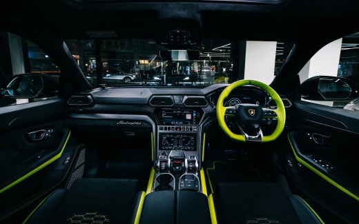 Lamborghini Urus Graphite Capsule 4K 8K Interior Wallpaper