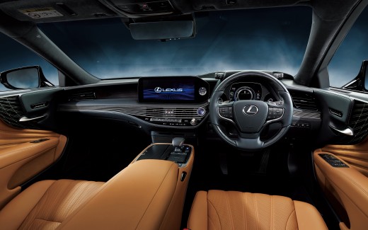 Lexus LS 500h 2021 5K Interior Wallpaper