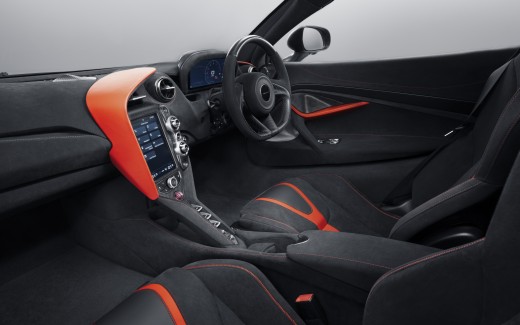 McLaren MSO 720S Stealth Theme 2018 Interior 4K Wallpaper