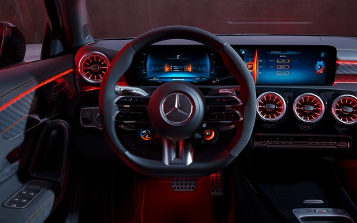 Mercedes-AMG A 45 S 4MATIC+ 2022 Interior 4K Wallpaper