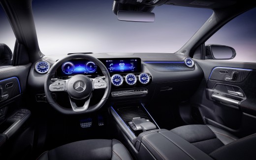 Mercedes-Benz EQA 250 AMG Line 2021 5K Interior Wallpaper