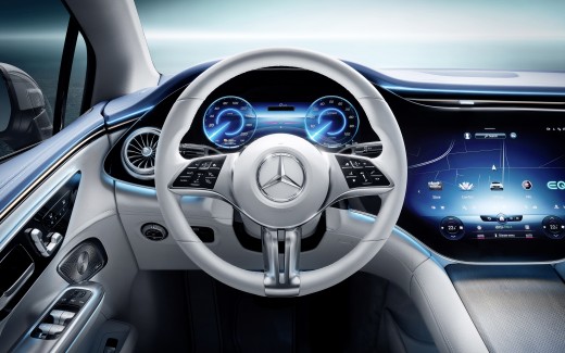Mercedes-Benz EQE 350 AMG Line Edition 1 2022 5K Interior Wallpaper