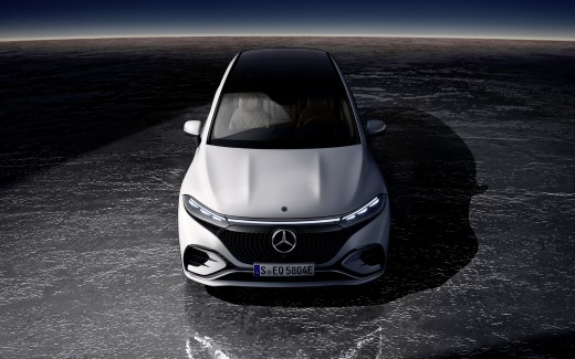 Mercedes-Benz EQS 450+ SUV AMG Line 2022 4K Wallpaper