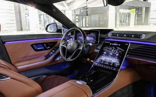 Mercedes-Benz S-Klasse lang 2020 5K Interior Wallpaper