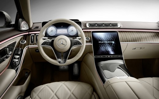 Mercedes-Maybach S 580 2021 4K Interior Wallpaper