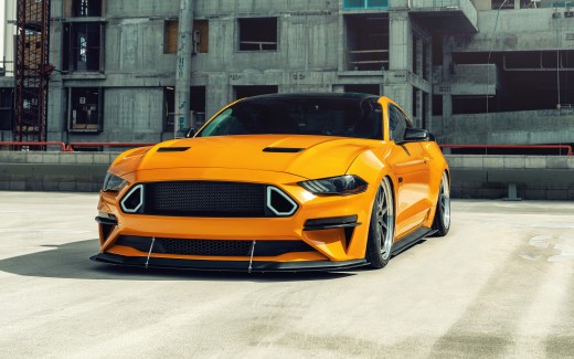 Orange Mustang 5K 3 Wallpaper