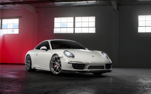 Porsche 911 on Vorsteiner Wheels Wallpaper