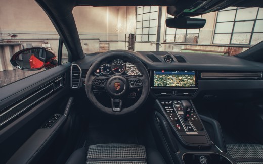 Porsche Cayenne Turbo Coupe 2019 4K Interior Wallpaper