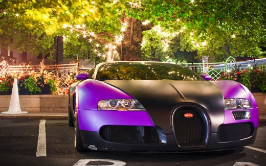 Purple Bugatti Veyron Wallpaper
