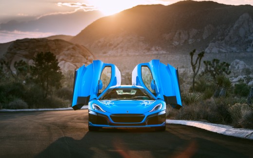 Rimac C Two California Edition 2018 4K 2 Wallpaper