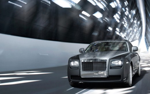 Rolls Royce Ghost on Road Wallpaper