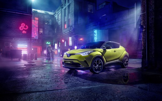 Toyota C-HR Neon Lime powered by JBL 2019 4K Wallpaper