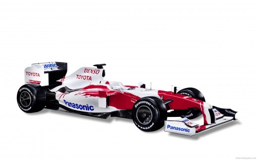 Toyota TF109 Race Car Wallpaper